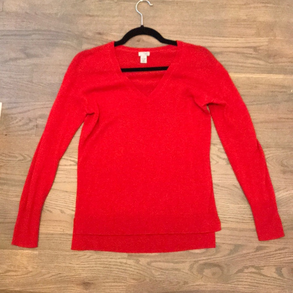 Halogen Cashmere V Neck Sweater